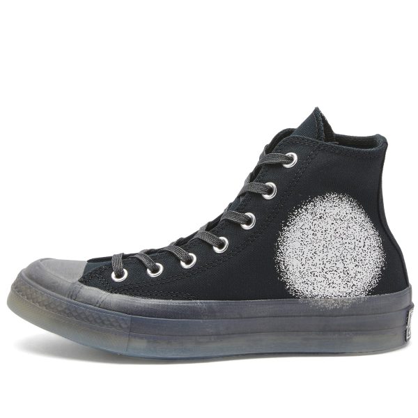 Converse x Turnstile CT70 Hi Black/Grey/White (A08656CC) белого цвета