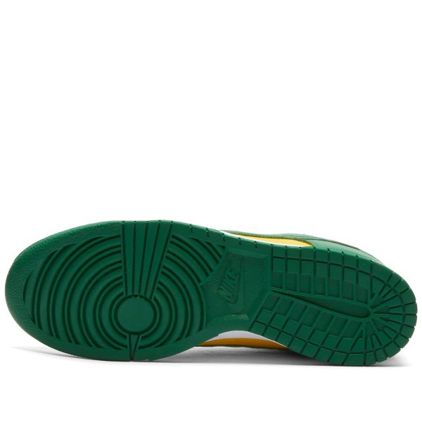 Nike Dunk Low SP Varsity Maize/Pine Green/White (CU1727-700-FEB) белого цвета