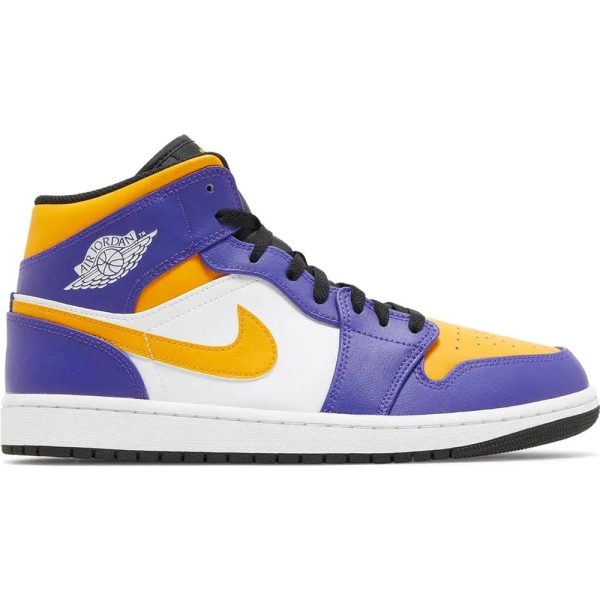 Air Jordan 1 Mid Lakers (DQ8424-517)  цвета