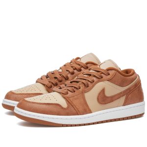 Air Jordan WoW 1 LOW SE Brown/Coffee/Sail (FJ3453-200) коричневого цвета