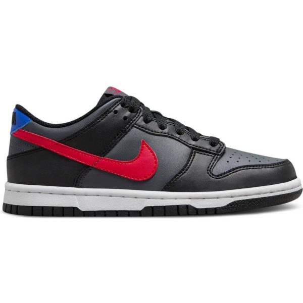 Nike Dunk Low Black Red Blue (FV0373-001) черного цвета