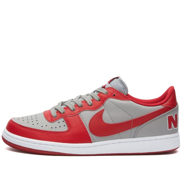 Nike Terminator Low Grey/Varsity Red/White (FZ4036-099) белого цвета