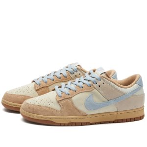 Nike Dunk Low Coconut Milk/Armory Blue/Brown (HF0106-100) голубого цвета