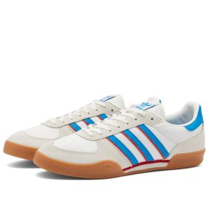 Adidas Squash Indoor Core White/Bright Blue/Gum (ID2862) белого цвета