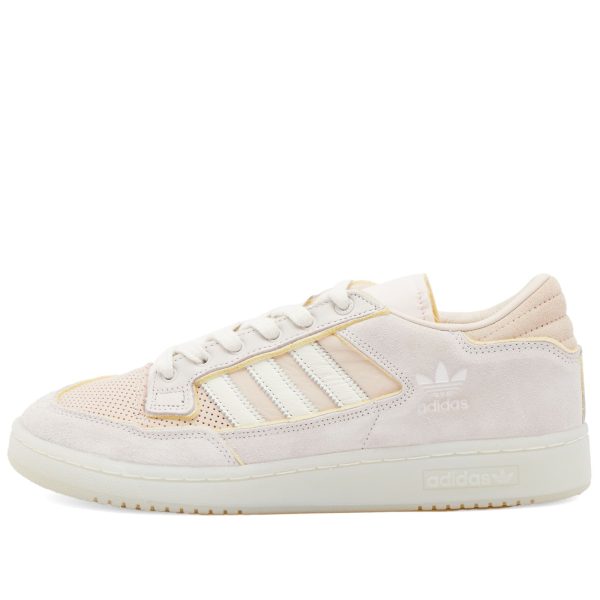 Adidas x Offspring Centennial Low Off White/Easy Yellow (ID5492) белого цвета