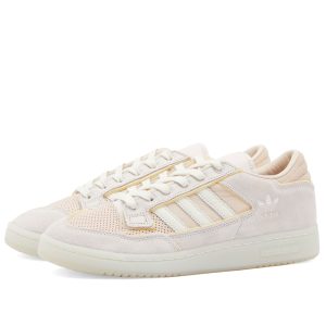 Adidas x Offspring Centennial Low Off White/Easy Yellow (ID5492) белого цвета