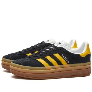 Adidas WoGAZELLE BOLD W Core Black/Bold Gold/White (IE0422) белого цвета