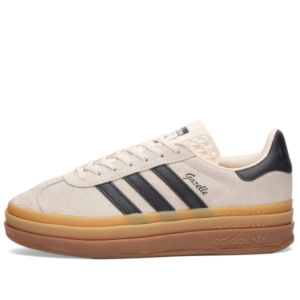 Adidas WoGazelle Bold Wonder Quartz/Core Black (IE0429) черного цвета