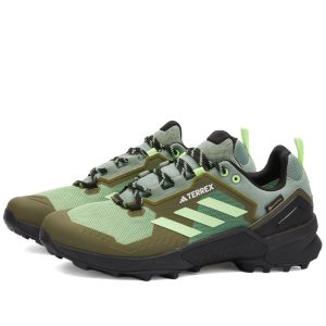 Adidas Terrex Swift R3 GTX Silver Green/Green Spark/Olive Strata (IE5065) зеленого цвета