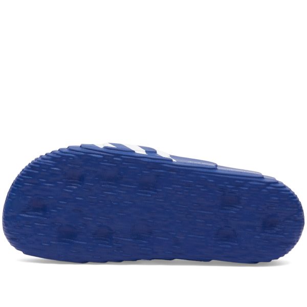 Adidas Adilette 22 Team Royal Blue/White (IF3667) белого цвета