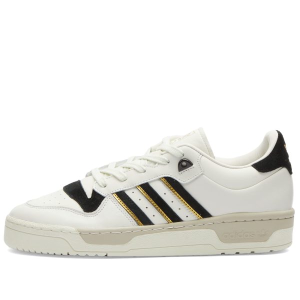 Adidas Rivalry 86 Low Cloud White/Core Black/Ivory (IF6262) белого цвета