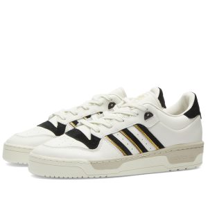 Adidas Rivalry 86 Low Cloud White/Core Black/Ivory (IF6262) белого цвета