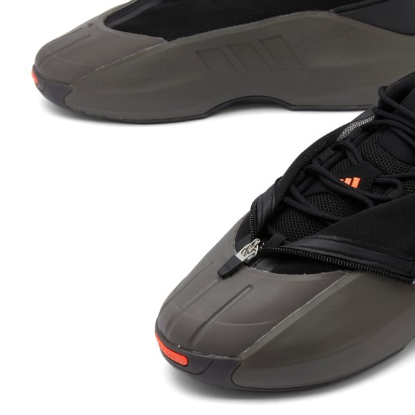 Adidas Crazy IIInfinity Charcoal/Core Black/Solar Red (IG6156) черного цвета