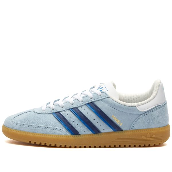 Adidas Hand 2 Clear Sky/Dark Blue/Core White (IG6189) белого цвета