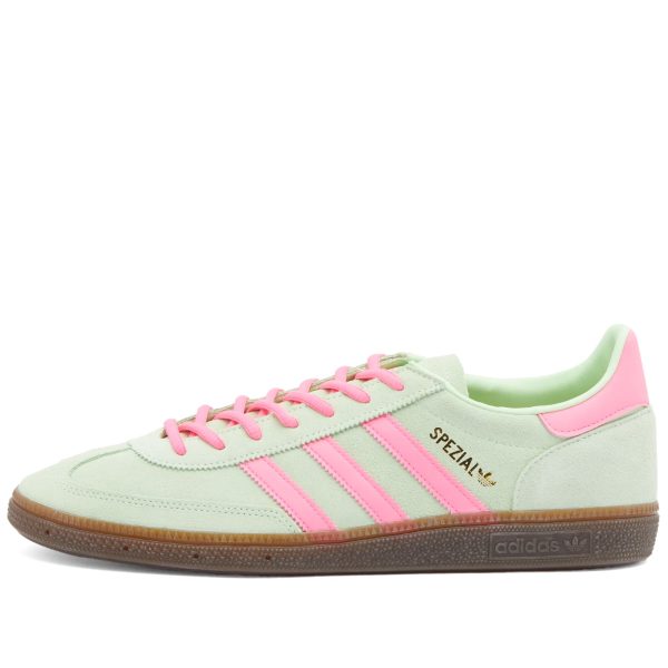 Adidas Handball Spezial Semi Green Spark/Lucid Pink/Gum (IH7498) зеленого цвета