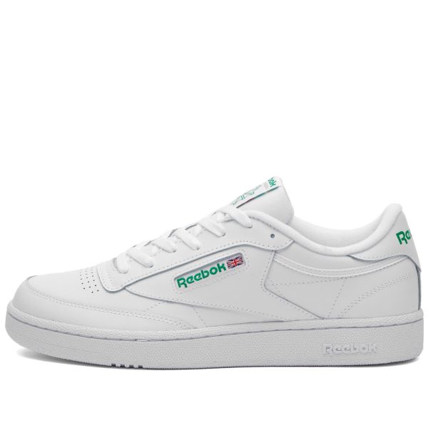 Reebok Club C 85 INT White/Green (RMIA04VC99LEA0010155) белого цвета