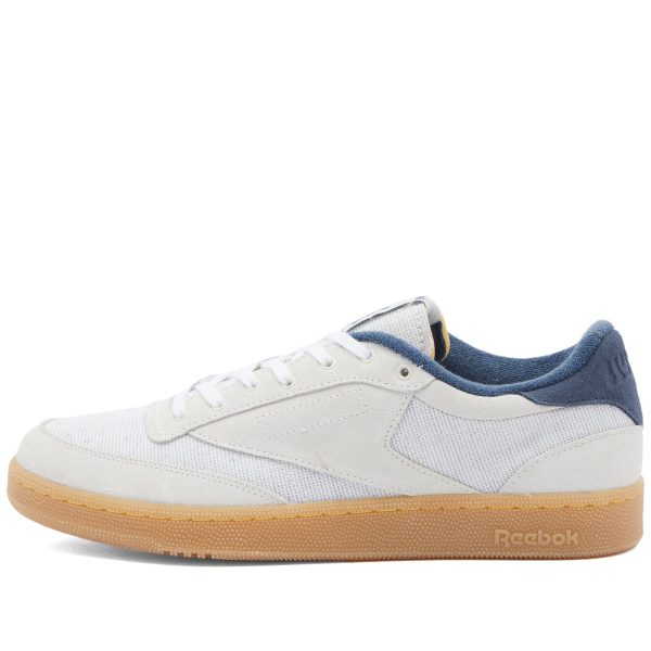 Reebok x Western Hydrodynamic Research Club C 85 White/Chalk/Indigo (RMIA04VC99LEA0020134) белого цвета