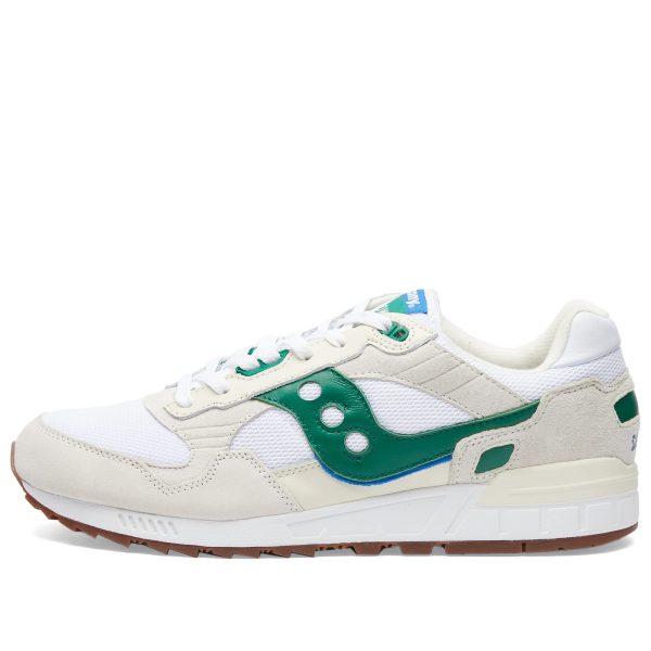 Saucony Shadow 5000 White/Green (S70637-7) белого цвета