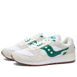 Saucony Shadow 5000 White/Green (S70637-7) белого цвета