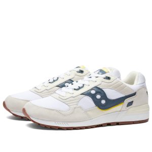 Saucony Shadow 5000 White/Blue (S70637-8) белого цвета