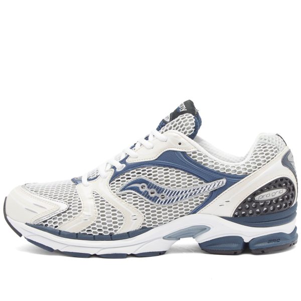 Saucony Progrid Triumph 4 White/Navy (S70704-12) белого цвета