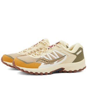 Saucony Grid Peak Tan/Chino Green (S70814-5) зеленого цвета