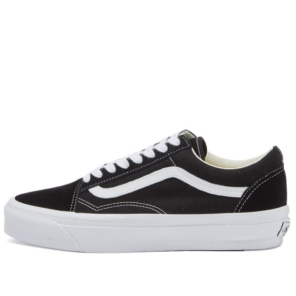 Vans Old Skool 36 Lx Black/White (VN000CQDBA2) белого цвета