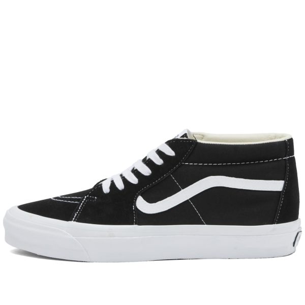 Vans Sk8-Mid Reissue 83 Lx Black/White (VN000CQQBA2) белого цвета