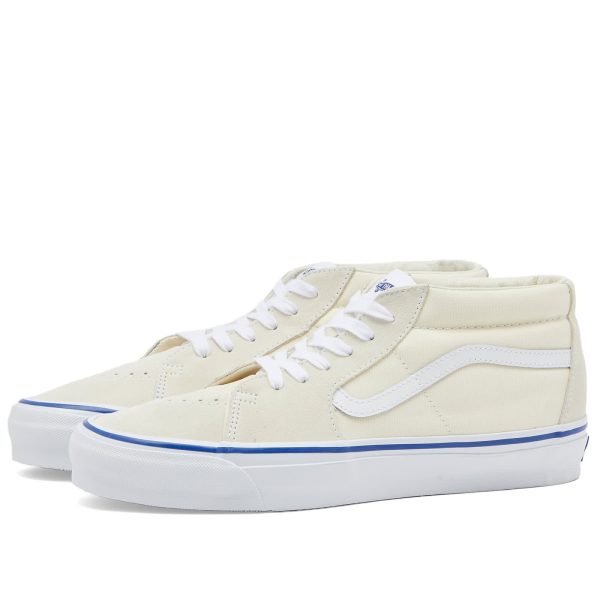 Vans Sk8-Mid Reissue 83 Lx Off White (VN000CQQOFW) белого цвета