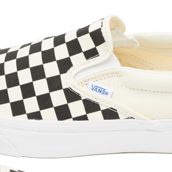 Vans Slip-On Reissue 98 Lx Checkerboard Black/Off White (VN000CSE2BO) белого цвета