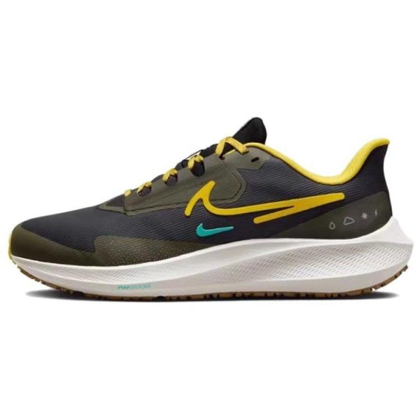 Nike Air Zoom Pegasus 39 Shield Black Vivid Sulphur Light-Bone - (FV8107-070)