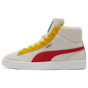 Puma Suede Mid 21 White Red Lemon High-Risk-Red Super-Lemon (380205-09)