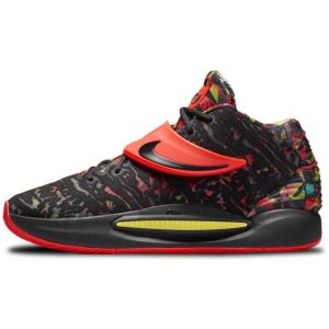 Nike KD 14 EP Ky-D Dream Black Yellow-Strike Bright-Crimson (CZ0170-002)