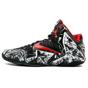 Nike LeBron 11 Graffiti White University-Red-Black (616175-100)