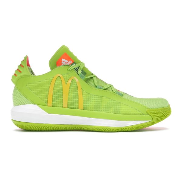 adidas McDonalds x Dame 6 Dame Sauce Green Semi-Solar-Slime Solar-Orange (FX3334)