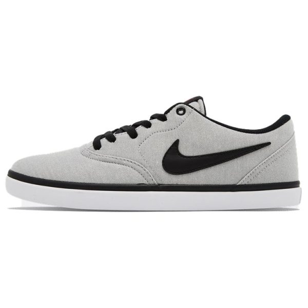 Nike Check Solarsoft Canvas SB Atmosphere Grey Black White Team-Red (843896-016)