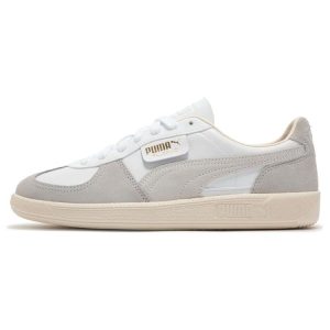 Puma Palermo Leather White Cool Light Grey Sugared-Minmond (396464-02)