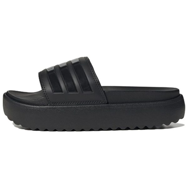 adidas Adilette Platform Slide Triple Black   Core-Black (HQ6179)