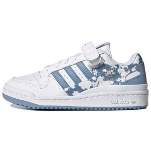 adidas Forum Low Floral -   Ambient Sky White Cloud-White Legend-Ink (GW4854)