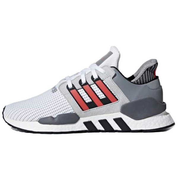 Adidas EQT Support 9118 Grey Hi-Res Red   White Cloud-White Grey-Two (B37521)