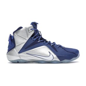 Nike LeBron 12      Deep-Royal-Blue Metallic-Silver-Lyon-Blue-White (684593-410)