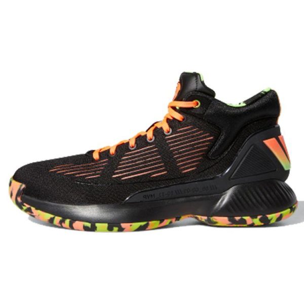 Adidas D Rose 10 Signal Coral   Black Core-Black Signal-Green (EH2099)