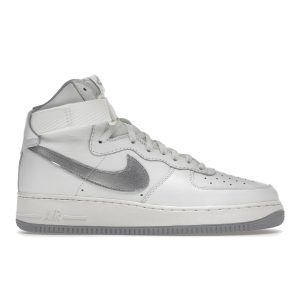 Nike Air Force 1 High Retro QS White Silver   Summit-White Wolf-Grey (743546-101)