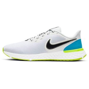 Nike Revolution 5 EXT Summit White Light Blue Fury Volt Black (CZ8591-102)