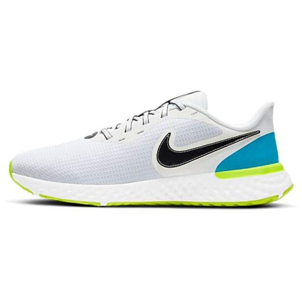 Nike Revolution 5 EXT Summit White Light Blue Fury Volt Black (CZ8591-10244)