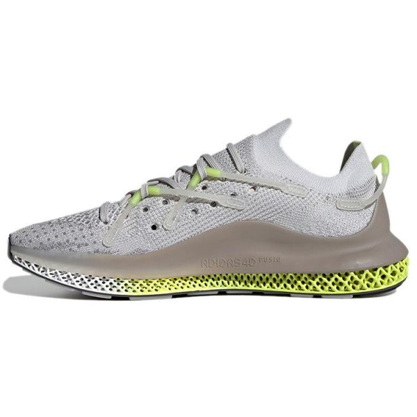 adidas 4D Fusio Grey Solar Yellow Grey-One Grey-Six (FY5928)