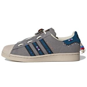 adidas Street Folk x Superstar   Navajo Culture Grey Grey-Three Legend-Marine (S29064)