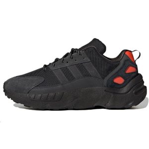 adidas ZX 22 Boost Black Solar Red Core-Black Carbon (GX7007)