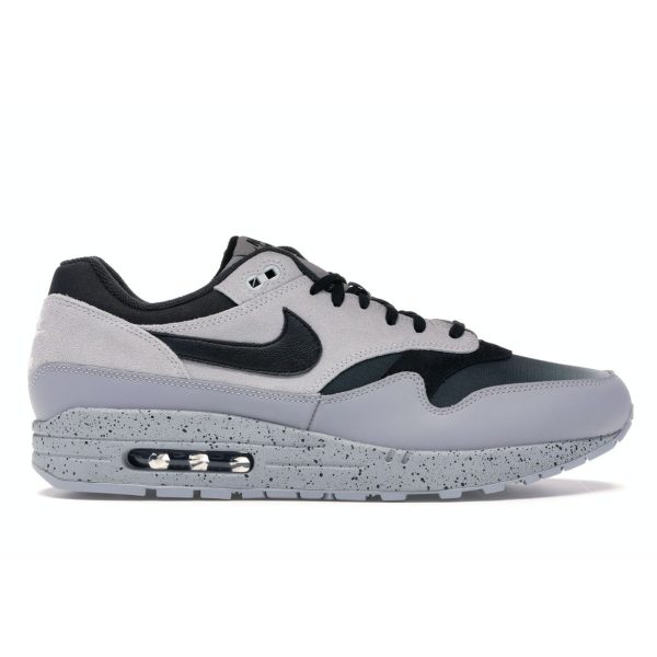 Nike Air Max 1 Premium Grey Gradient Toe Pure-Platinum Black Wolf-Grey (875844-003)