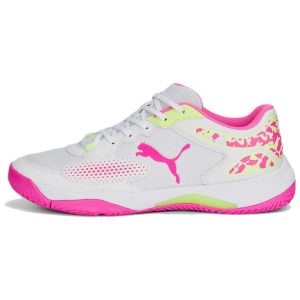 Puma Solarcourt RCT Padel White Ravish Camo   Fast-Yellow (107296-03)